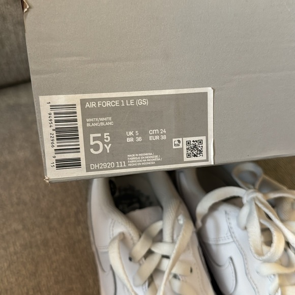 Brand New No Top Box Air Force 1 (GS) - Picture 2 of 5